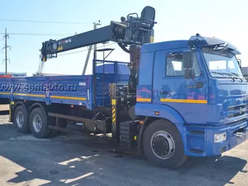Краны-манипуляторы (КМУ) - КАМАЗ бортовой 65117с КМУ HIAB 190ТM-6 (Модель 732457)