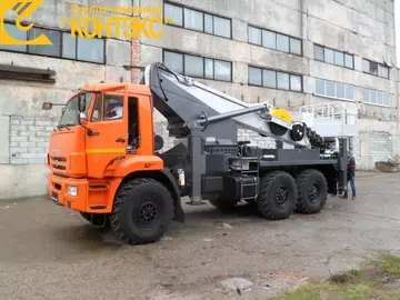 Автогидроподъёмники (АГП) - NOVAS-350 на шасси КамАЗ-43118 (6х6)
